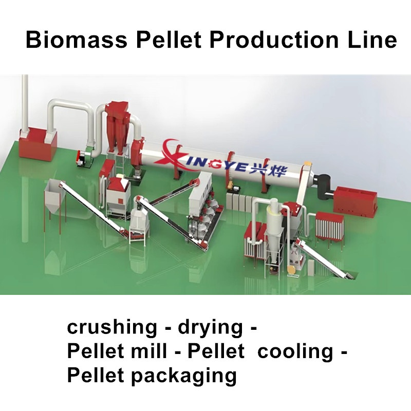  Biomass Pellet Machine Production Line 