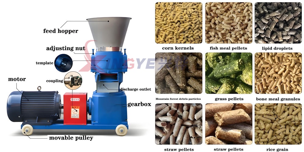 Flat Die Feed Pellet Machine