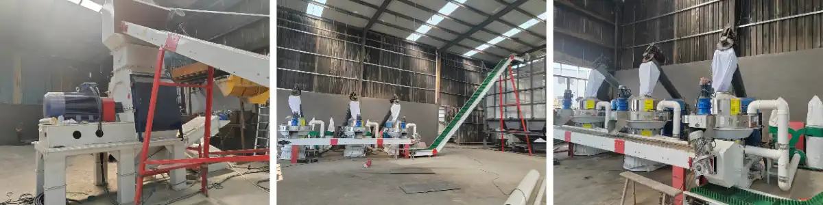 Successful Delivery of Hubei Client's 6-8 Ton/Hour Biomass Pellet Production Line, Establishing a Regional Biomass Energy Model Project
