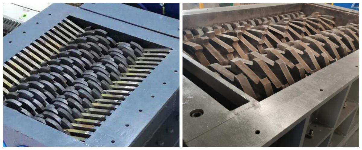 Double shaft shredder Double shaft shredder