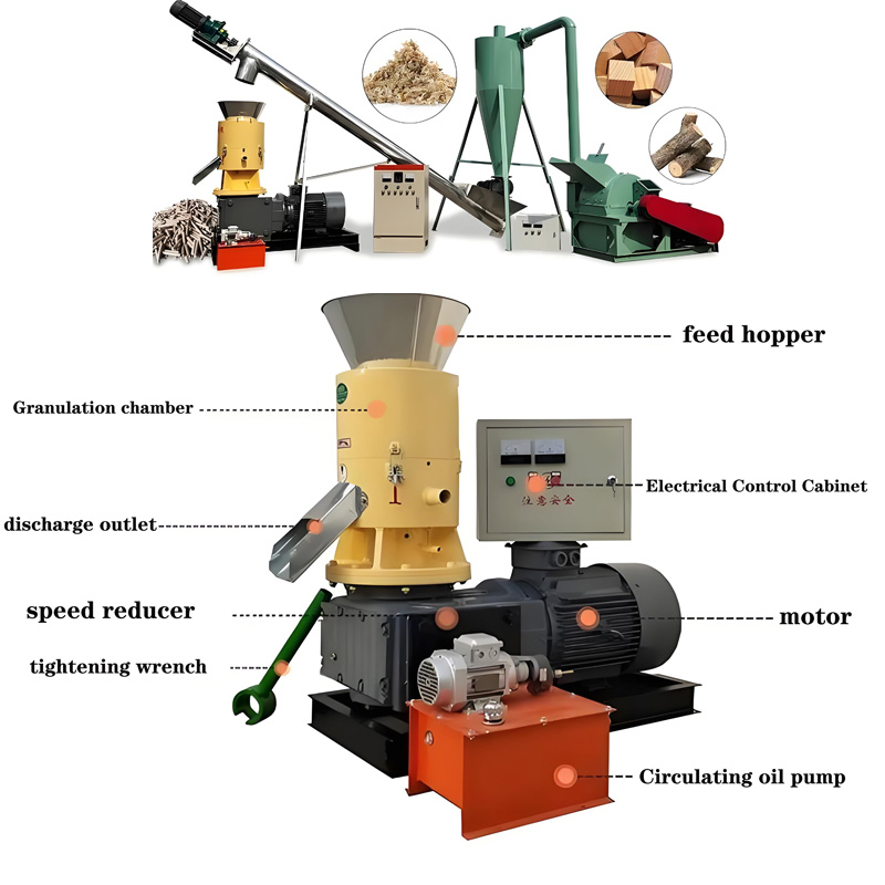 Máy làm viên sinh khối nhỏ