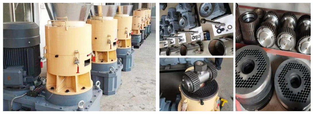 Máquina de pellets de matriz plana china