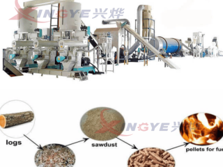 Dây chuyền sản xuất máy ép viên sinh khối