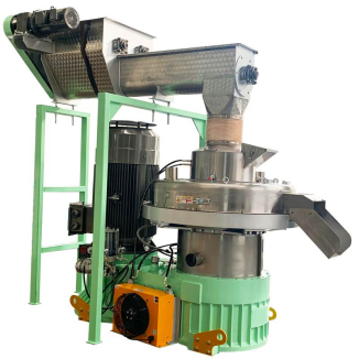 Máy ép viên gỗ tự chế