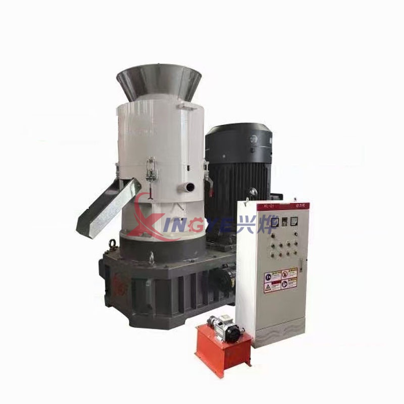 Машина для производства гранул из биомассы с плоской матрицей