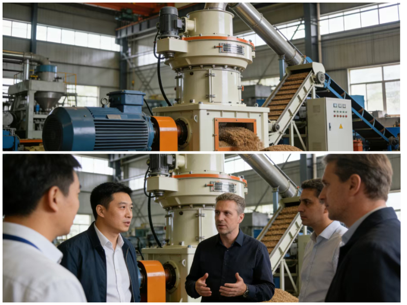 Nhà máy sản xuất viên nén sinh khối Nhà máy sản xuất viên nén sinh khối