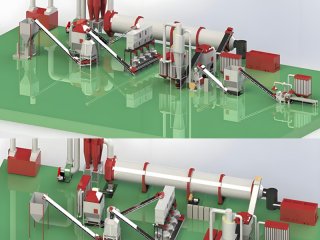 Dây chuyền sản xuất viên gỗ