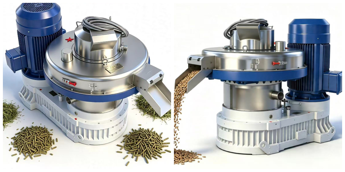 Molino de pellets de biomasa con matriz de anillo 560