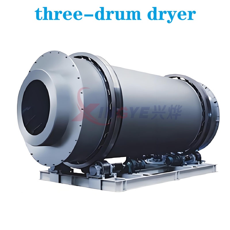 Three-drum dryer