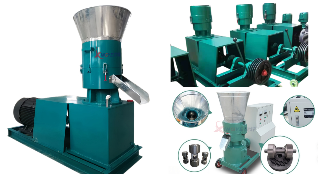 Máquina de pellets de alimentación con matriz plana Máquina de pellets de alimentación con matriz plana