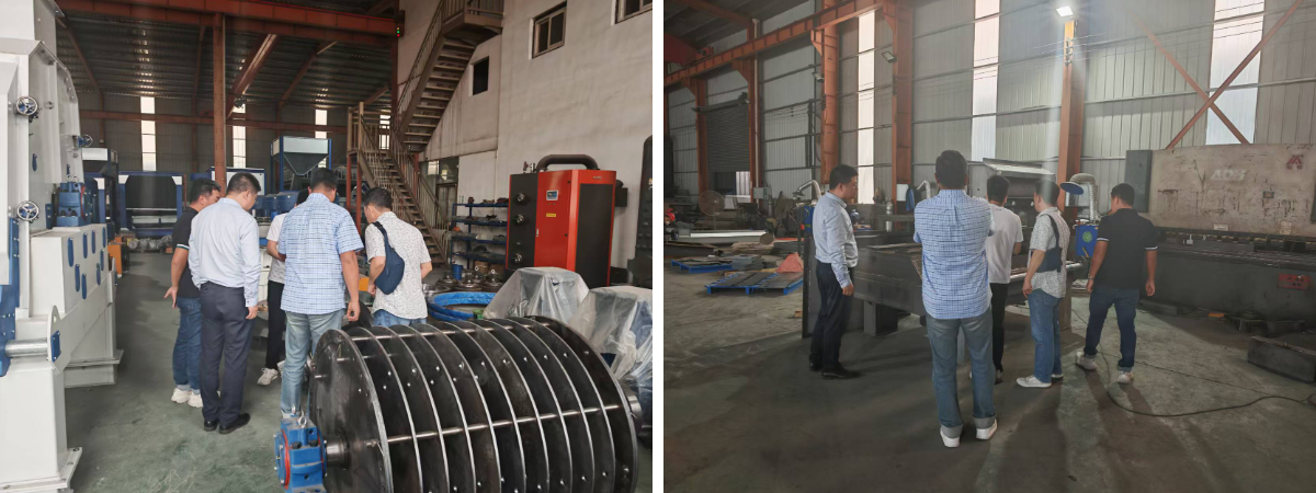 Indonesian Clients Visited Our Company to Inspect the Biomass Pellet Production Line