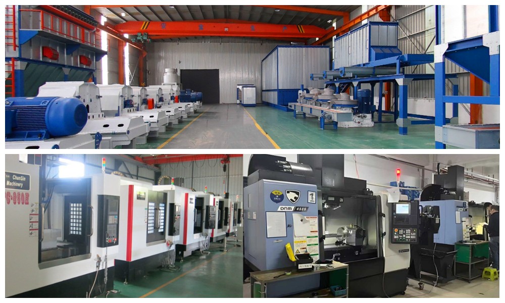 Máquina de pellet con matriz de anillo vertical