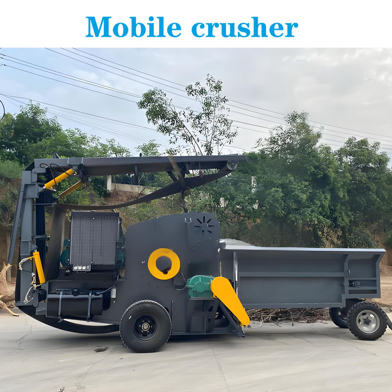 Máy băm gỗ di động