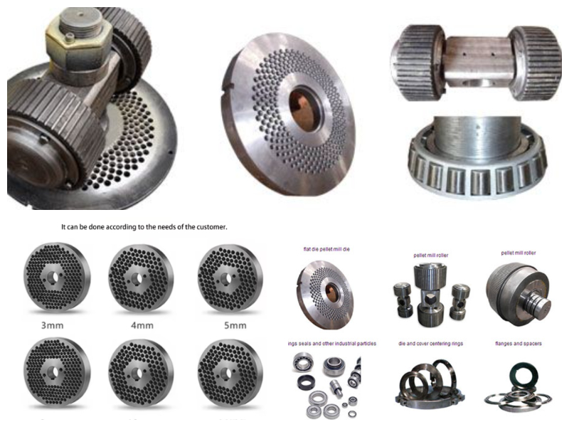 Máquina de pellets de matriz plana china