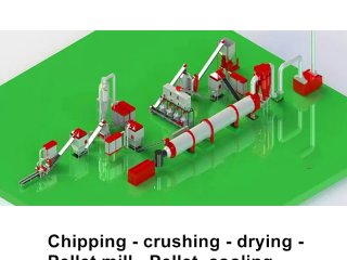 Dây chuyền sản xuất viên sinh khối