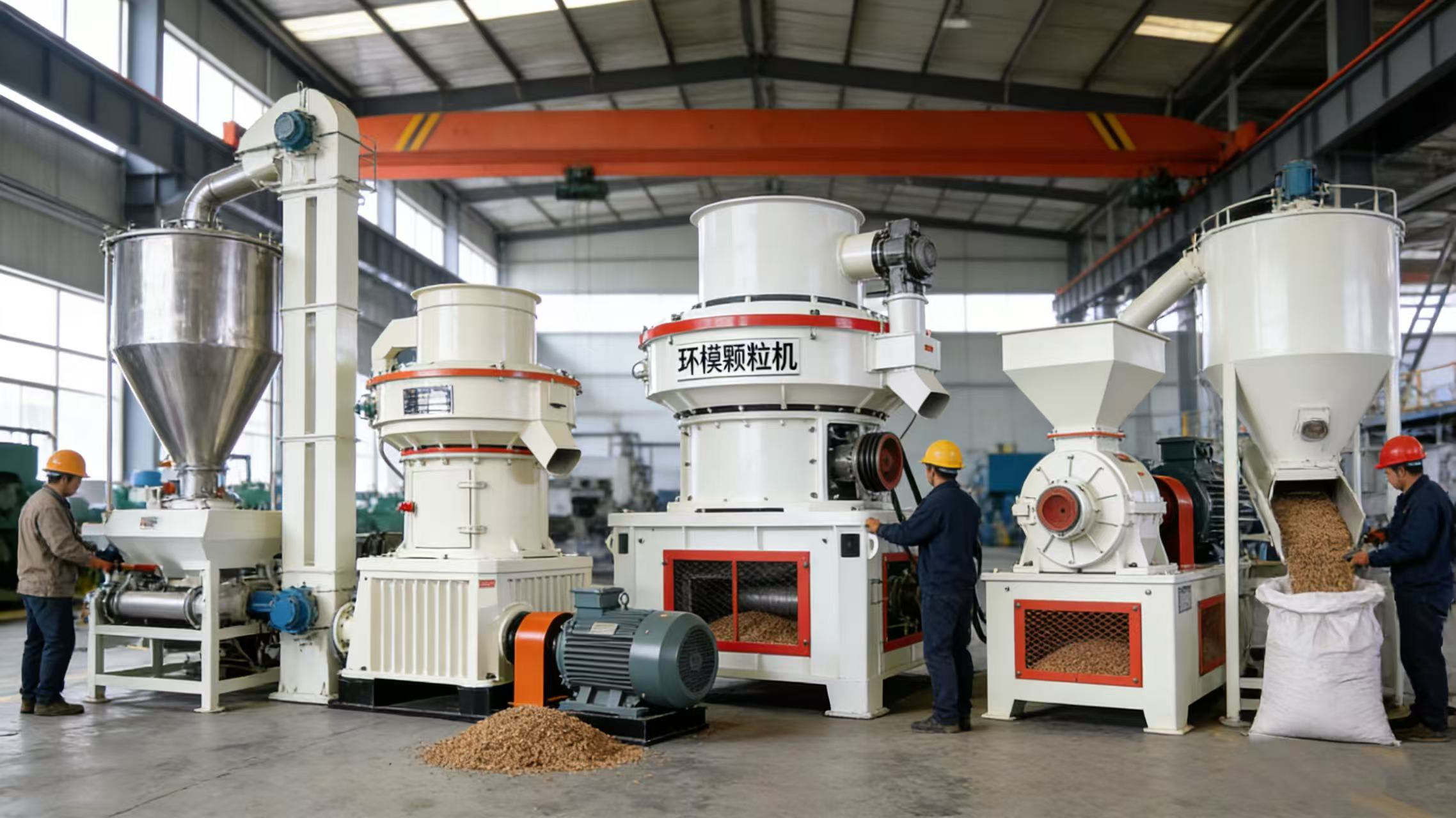 Biomass pellet mill