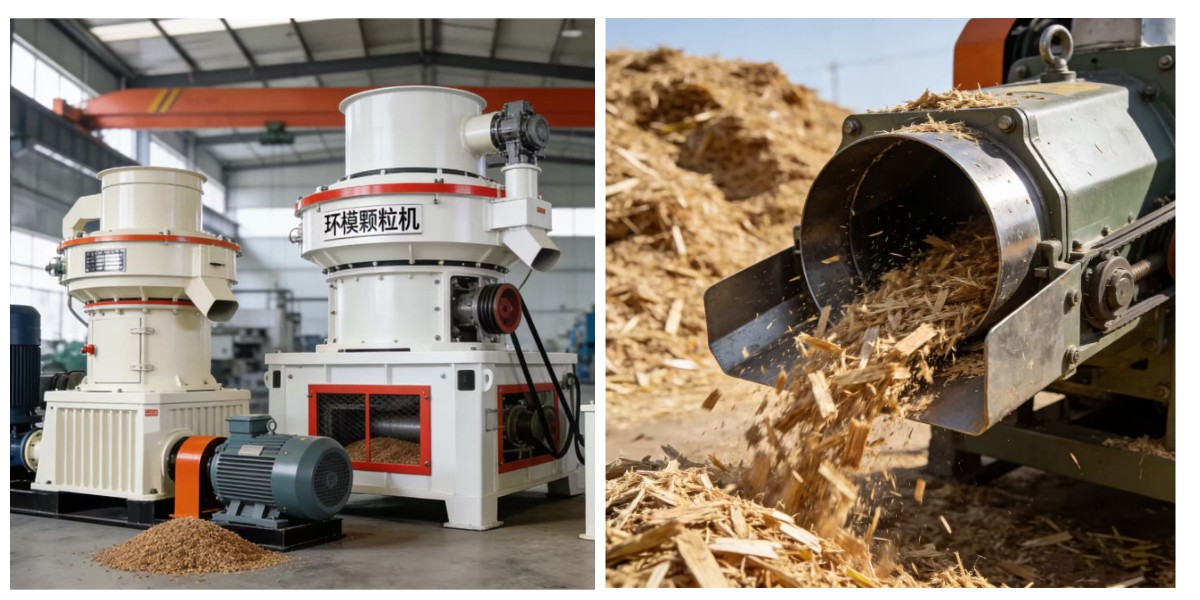 Biomass pellet mill