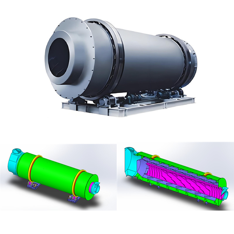 Máy sấy trục lăn dăm gỗ