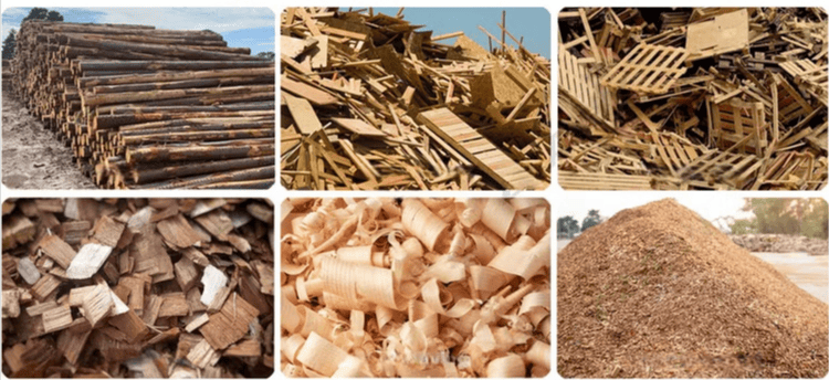 Triturador de madeira completo