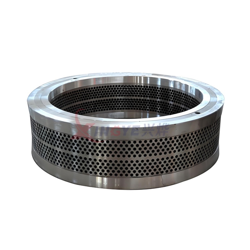 Biomass pellet mill ring die