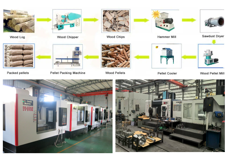 Máquina de Pellets de Biomasa