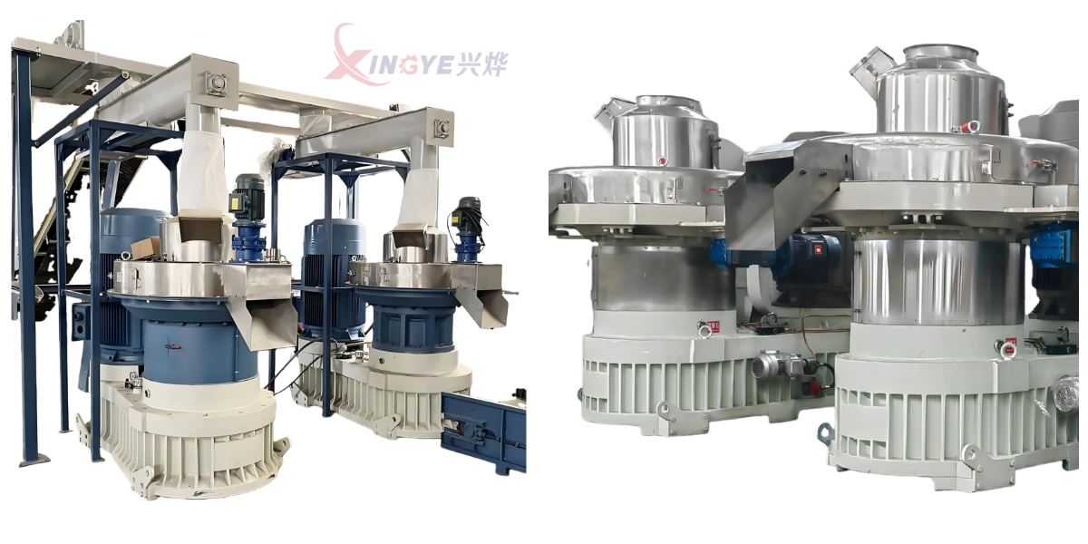 Máquina de pellet con matriz de anillo vertical