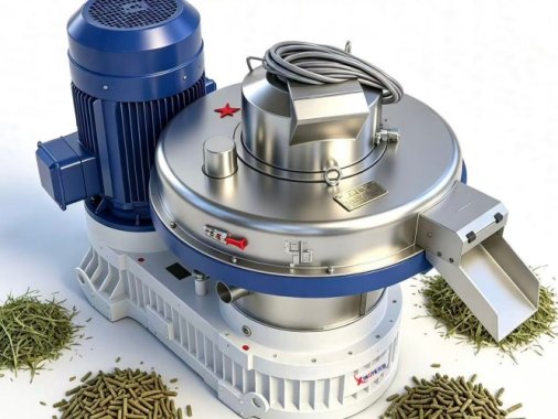 Máy ép viên sinh khối khuôn vòng 560