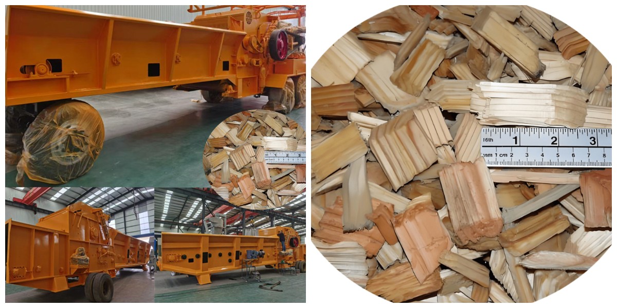 Drum wood chipper