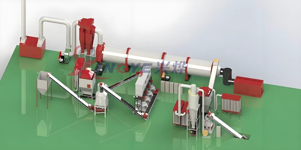 Three-drum dryer