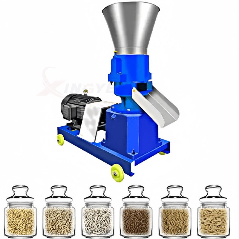 Máquina de pellets de alimentación con matriz plana