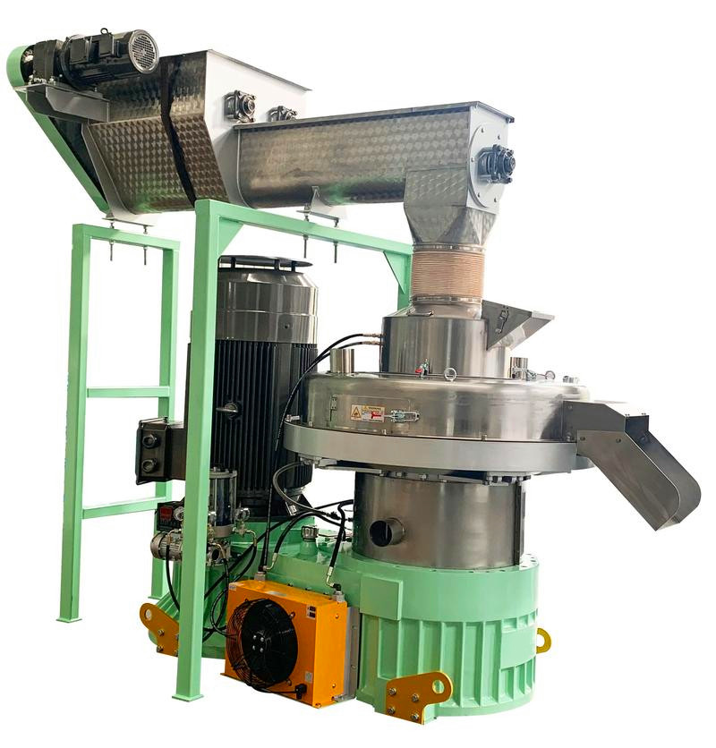 Máy ép viên gỗ tự chế