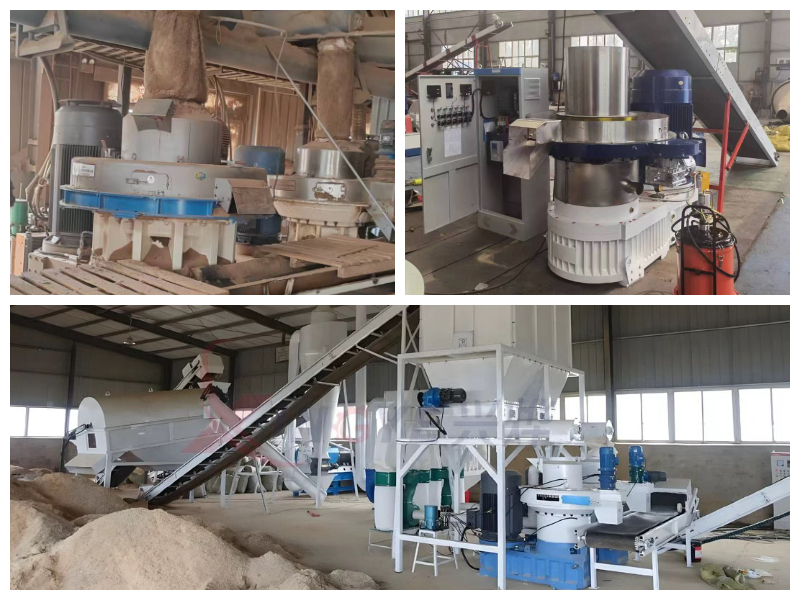 Línea de producción de máquinas y secadoras de pellets de biomasa