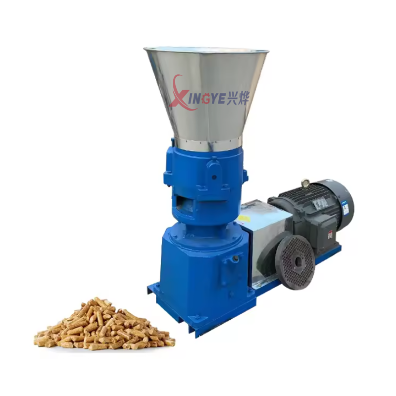 Máquina de pellets de alimentación con matriz plana