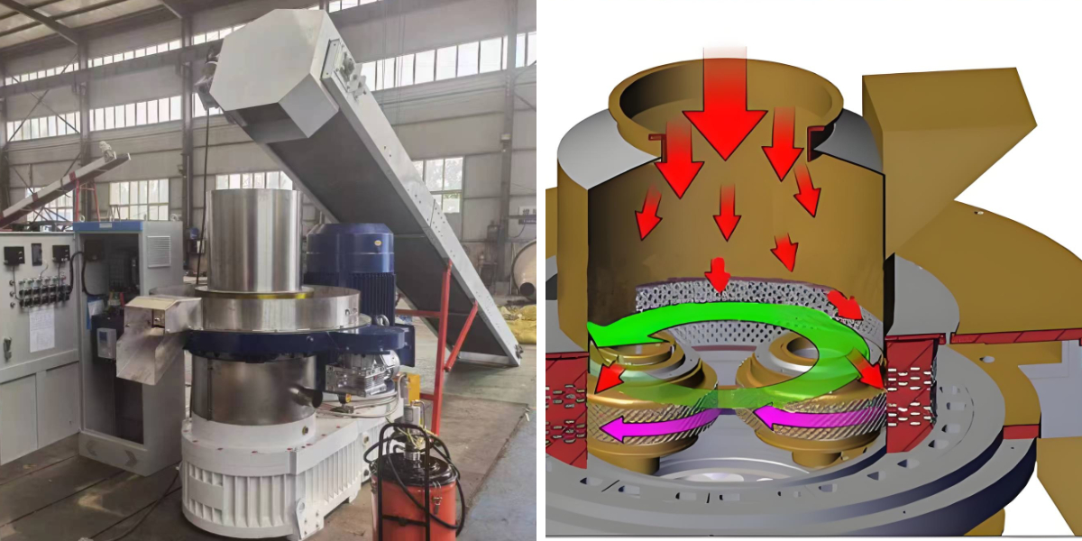 Wood Pellet Extruder Machine Wood Pellet Extruder Machine