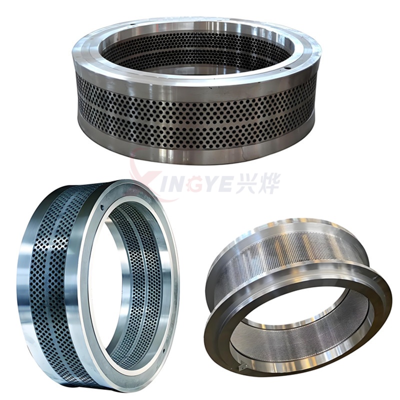 Biomass pellet mill ring die