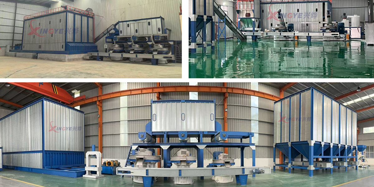 Mesin pelet pakan cetakan datar