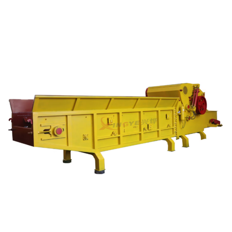Drum wood chipper
